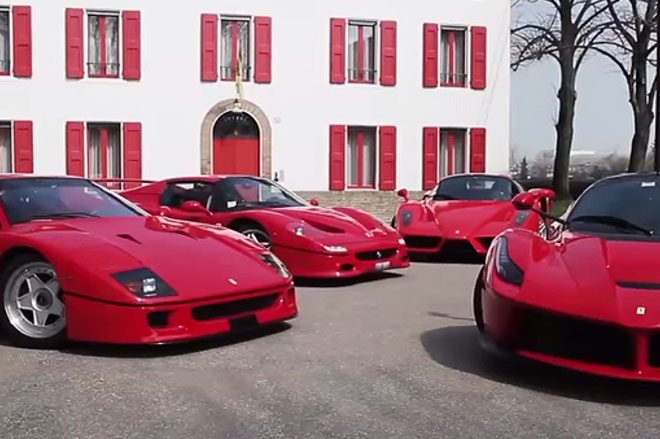 De Ferrari F40 F50 Enzo En Laferrari Op Het Prive Circuit Van Ferrari Gewoonvoorhem De Ferrari F40 F50 Enzo En Laferrari Op Het Prive Circuit Van Ferrari Gewoonvoorhem